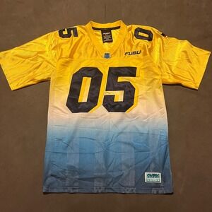 Vintage Y2K FUBU All Stars Sport Mens Football Jersey Medium Gradient Ombre‎ 05